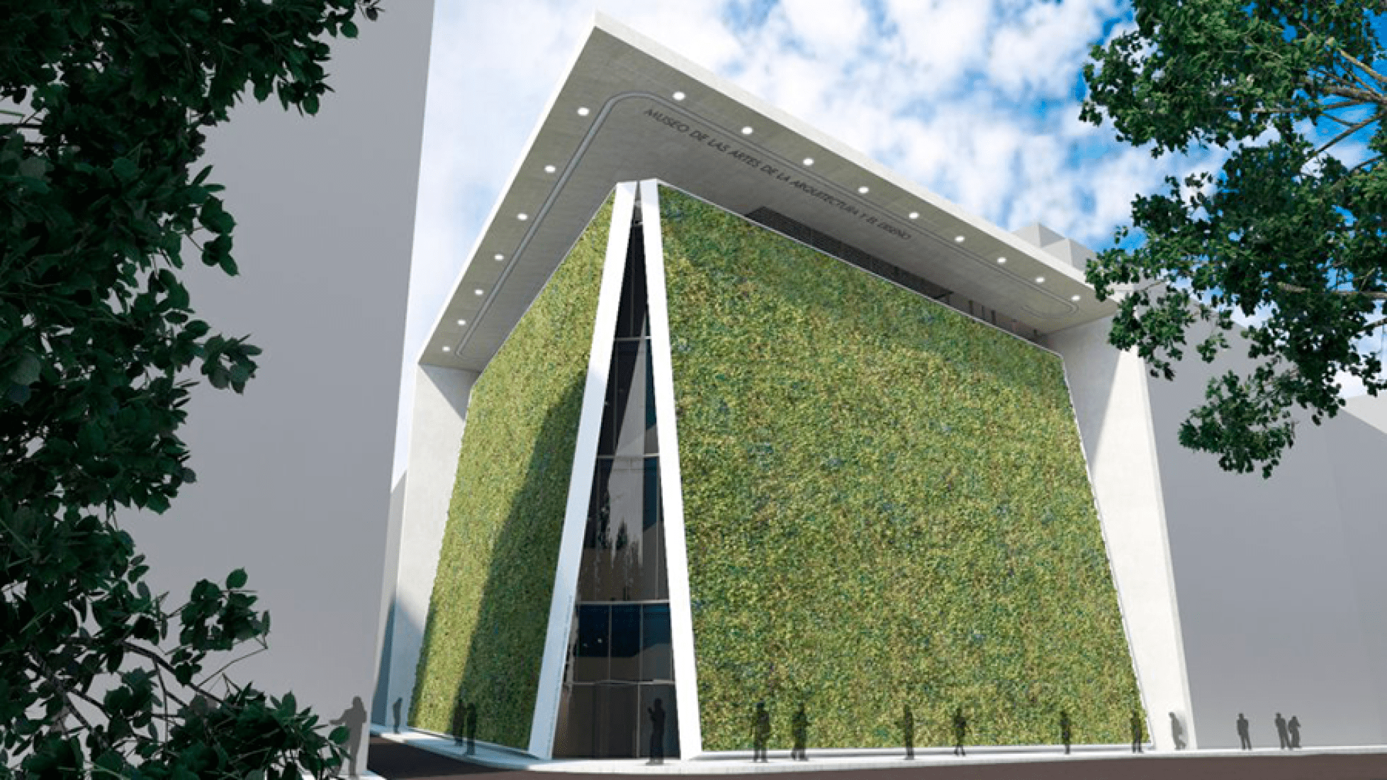 Design for the Architecture, Design and Urbanism Museum at the Paseo del Prado, designed by Emilio Ambasz. Imagen vía El País.