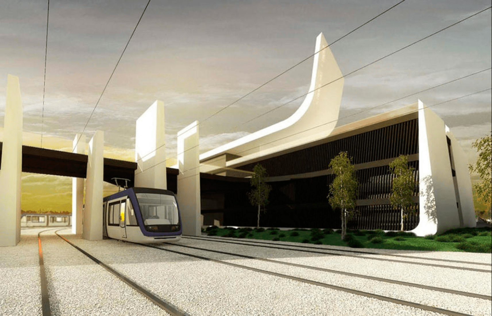 One of the models for the new Metro de Madrid Headquarters, (A-Cero). Image via El Confidencial.
