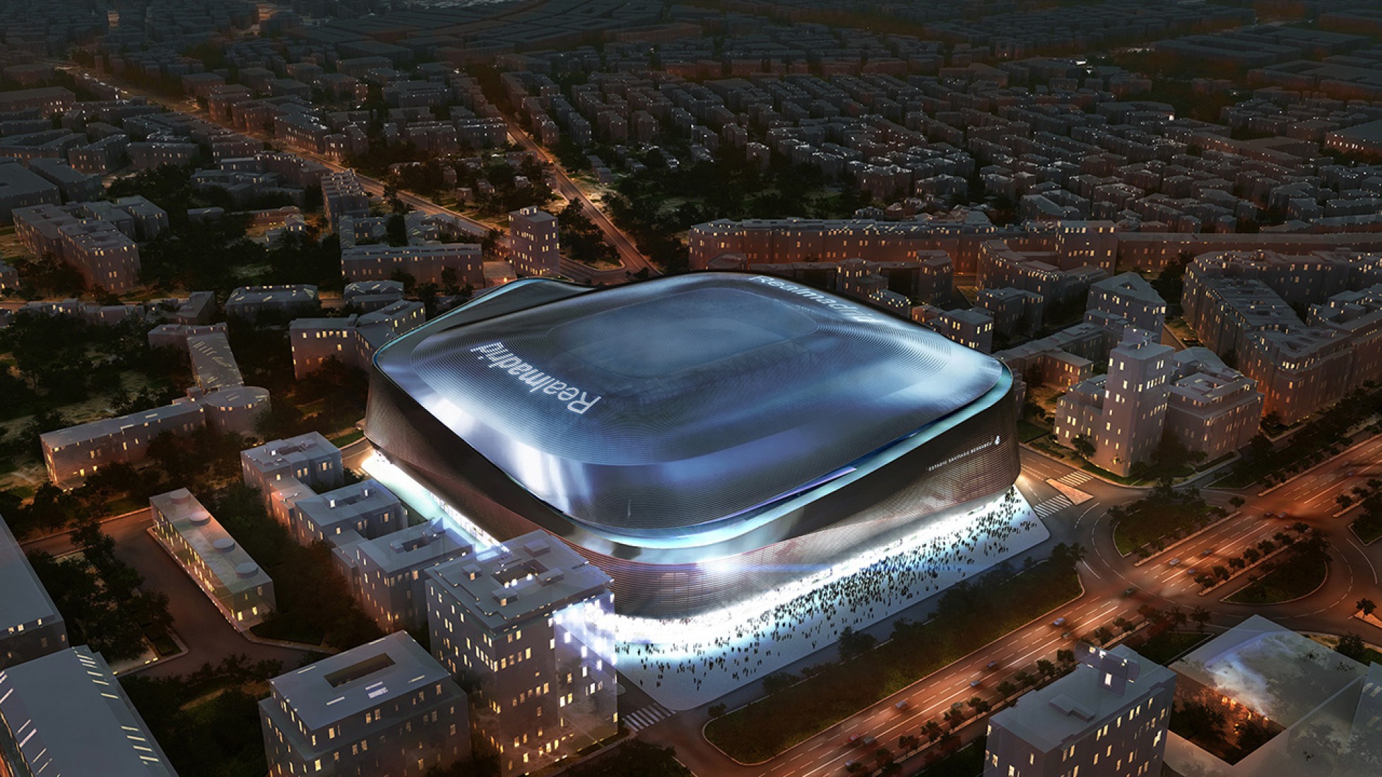 New stadium for the Real Madrid. Image cortesy of Real Madrid.