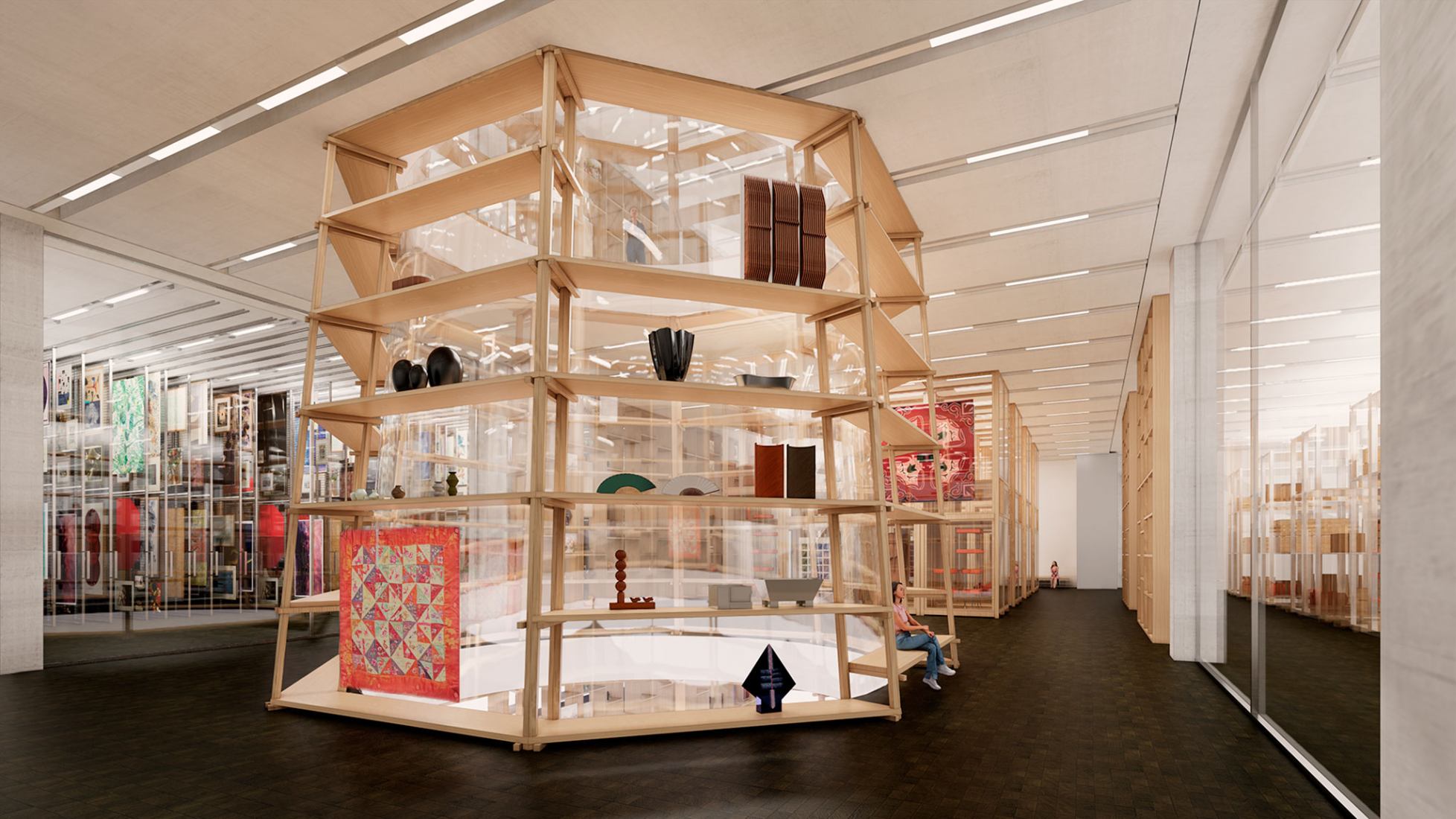 Display. Seoripul Open Art Storage by Herzog & de Meuron.