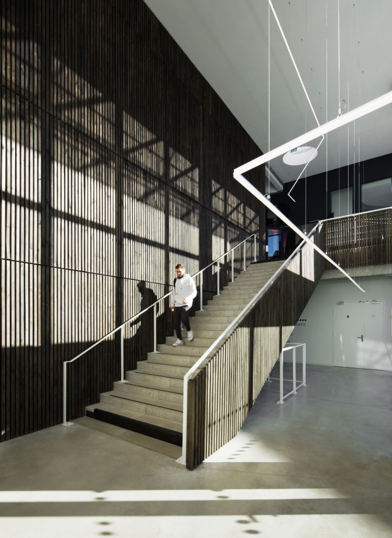 Learning center Hexagone by Rémy Marciano. Photograph by Takuji Shimmur.