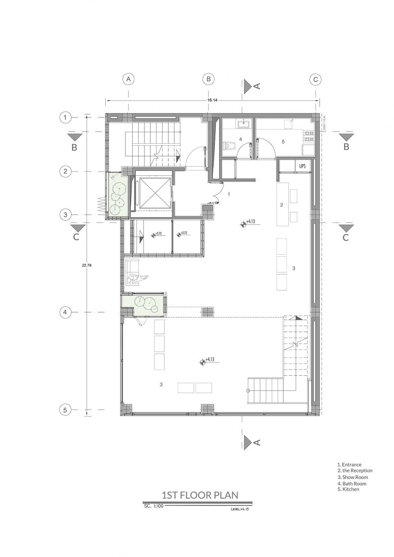 Planta primera. Kohan Ceram por Hooba Design Group
