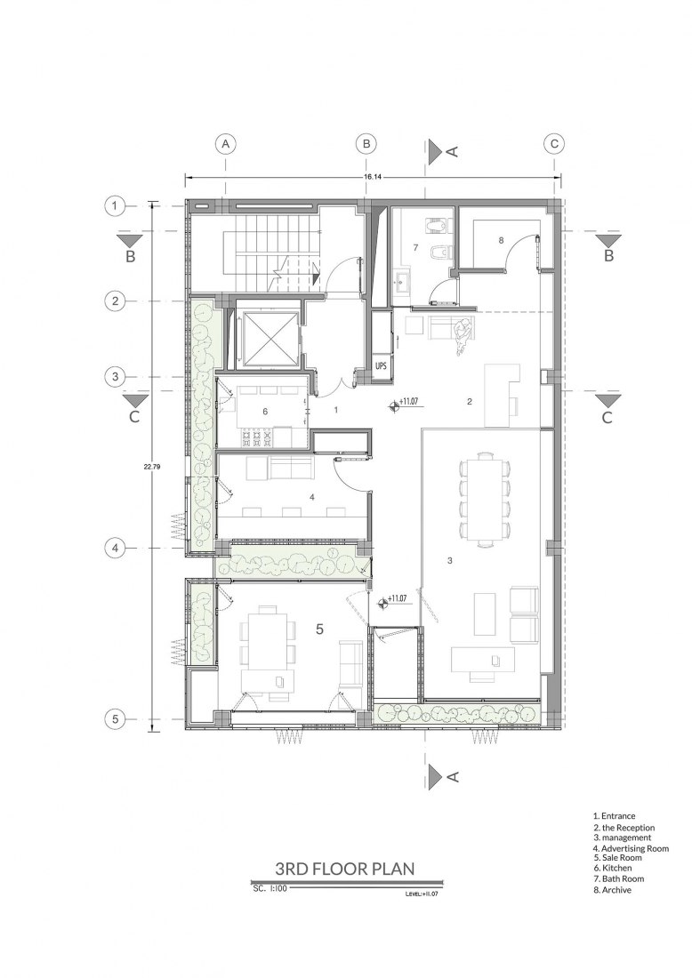 Planta tercera. Kohan Ceram por Hooba Design Group