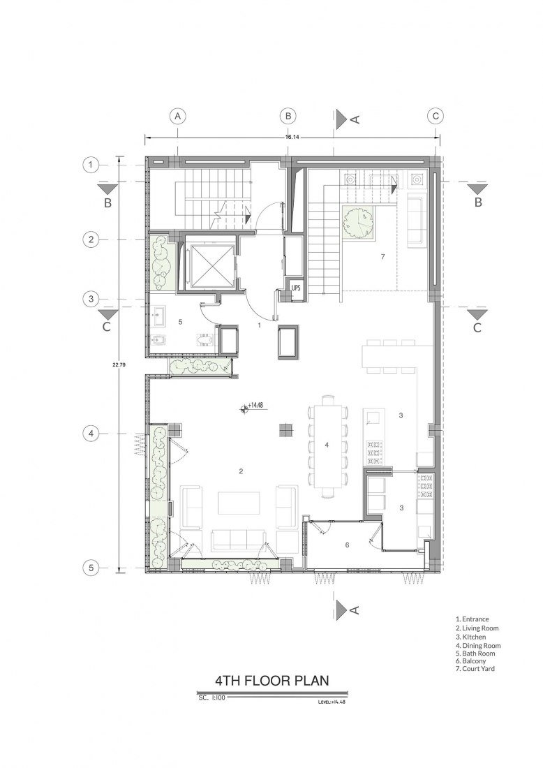 Planta cuarta. Kohan Ceram por Hooba Design Group