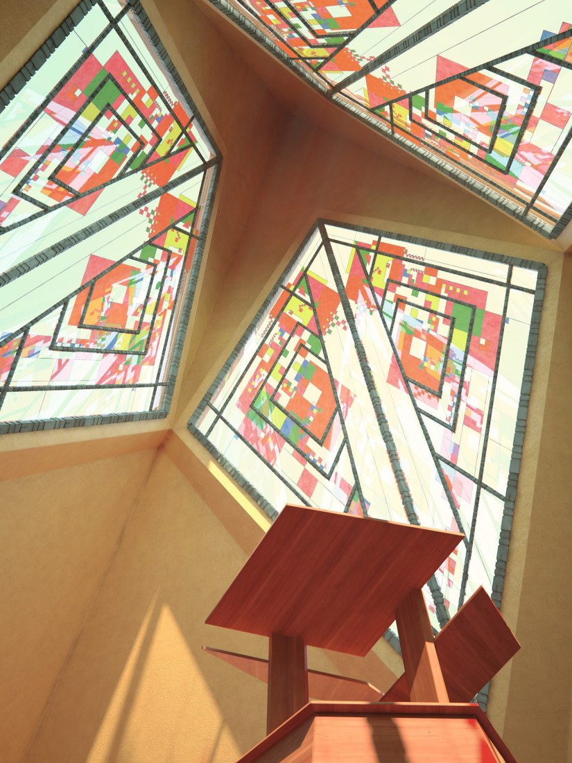 Trinity Chapel para la universidad de Oklahoma. Imagen © David Romero