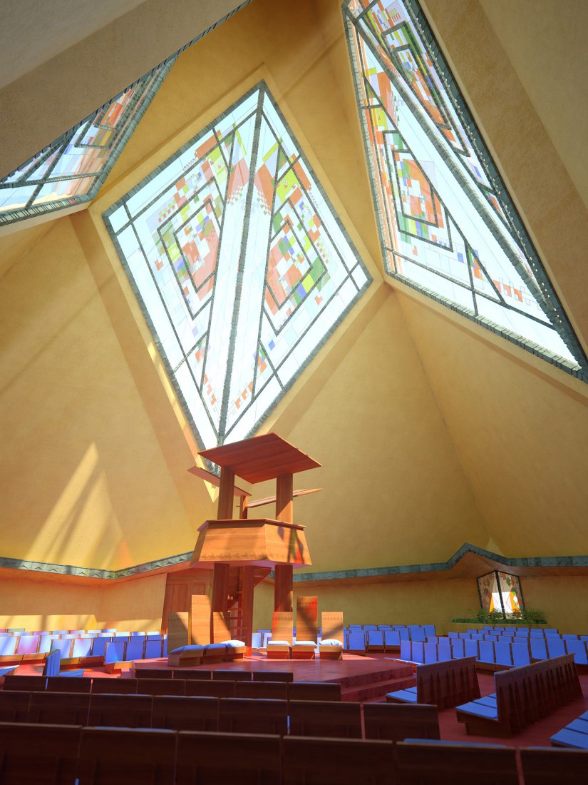 Trinity Chapel para la universidad de Oklahoma. Imagen © David Romero