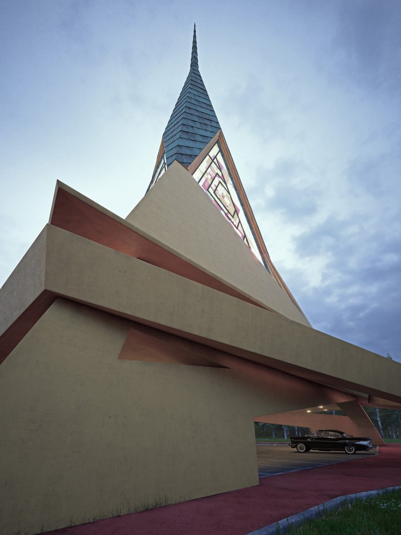 Trinity Chapel para la universidad de Oklahoma. Imagen © David Romero