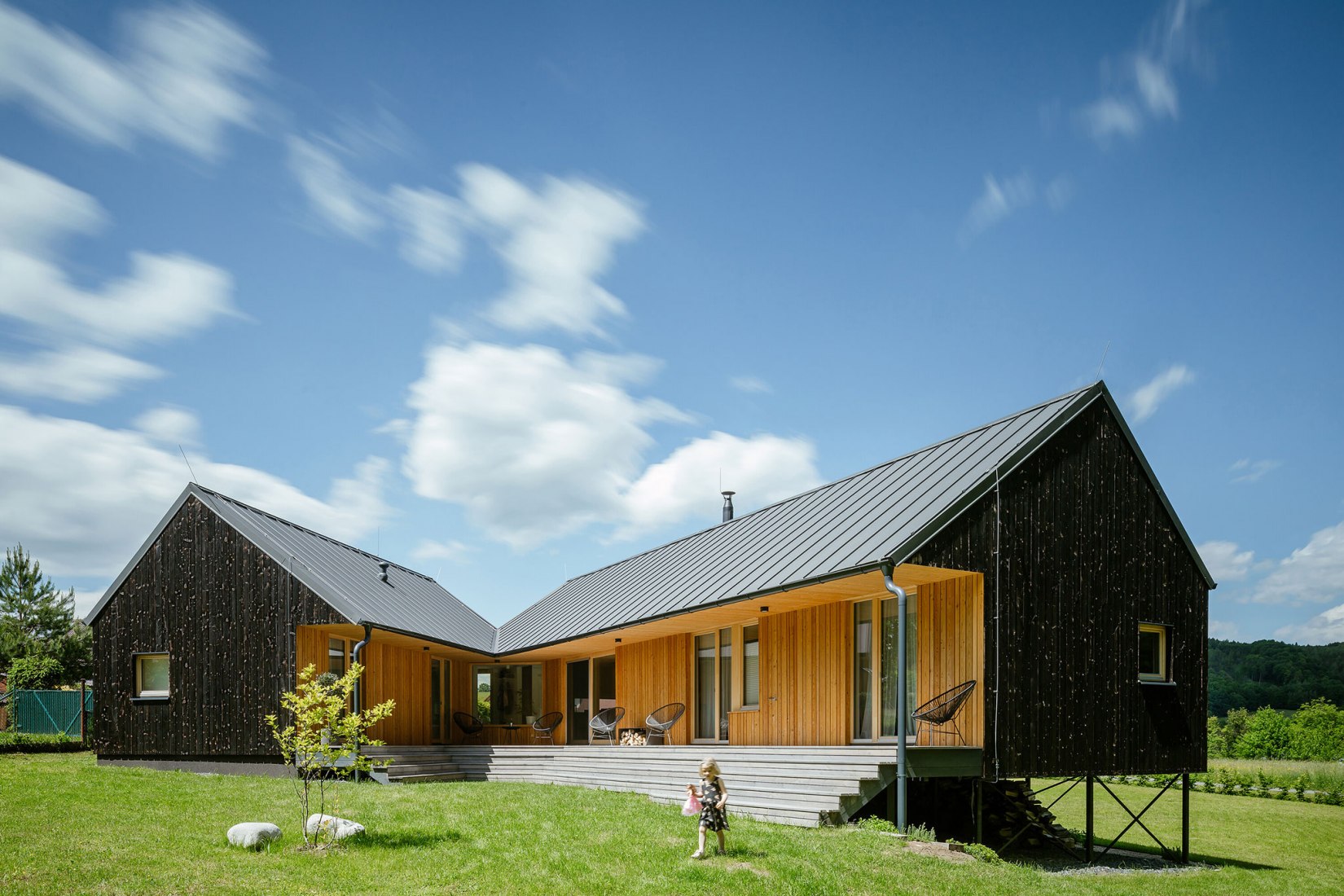 House with In-law Suite by KLAR. Photograph by Václav Novák.
