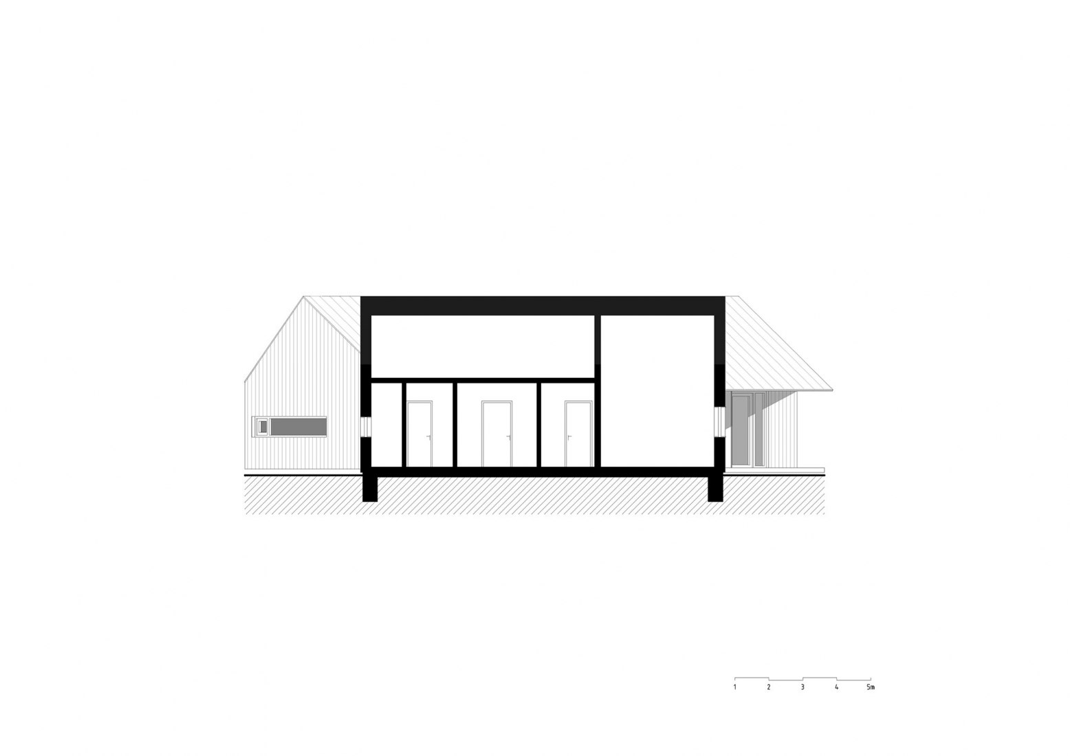 Section of House with In-law Suite por KLAR.