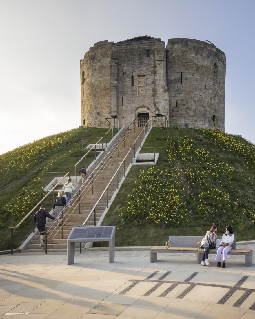 Clifford’s Tower by Hugh Broughton Architects. Photograph by Dirk Lindner