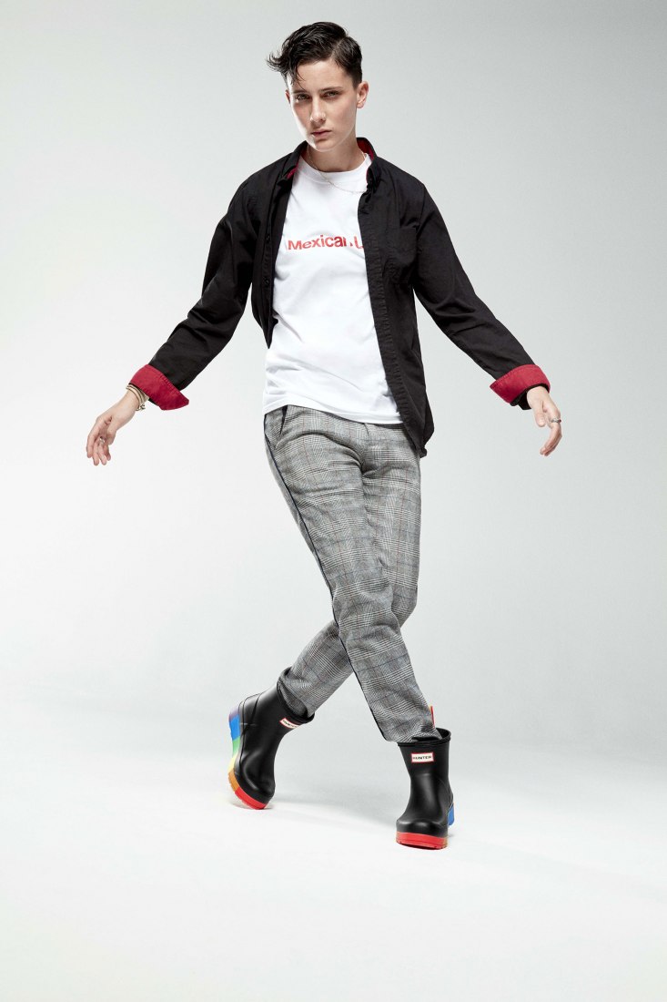 Jay Espinosa. The Pride PLAY boots by Hunter. Courtesy by Hunter. 