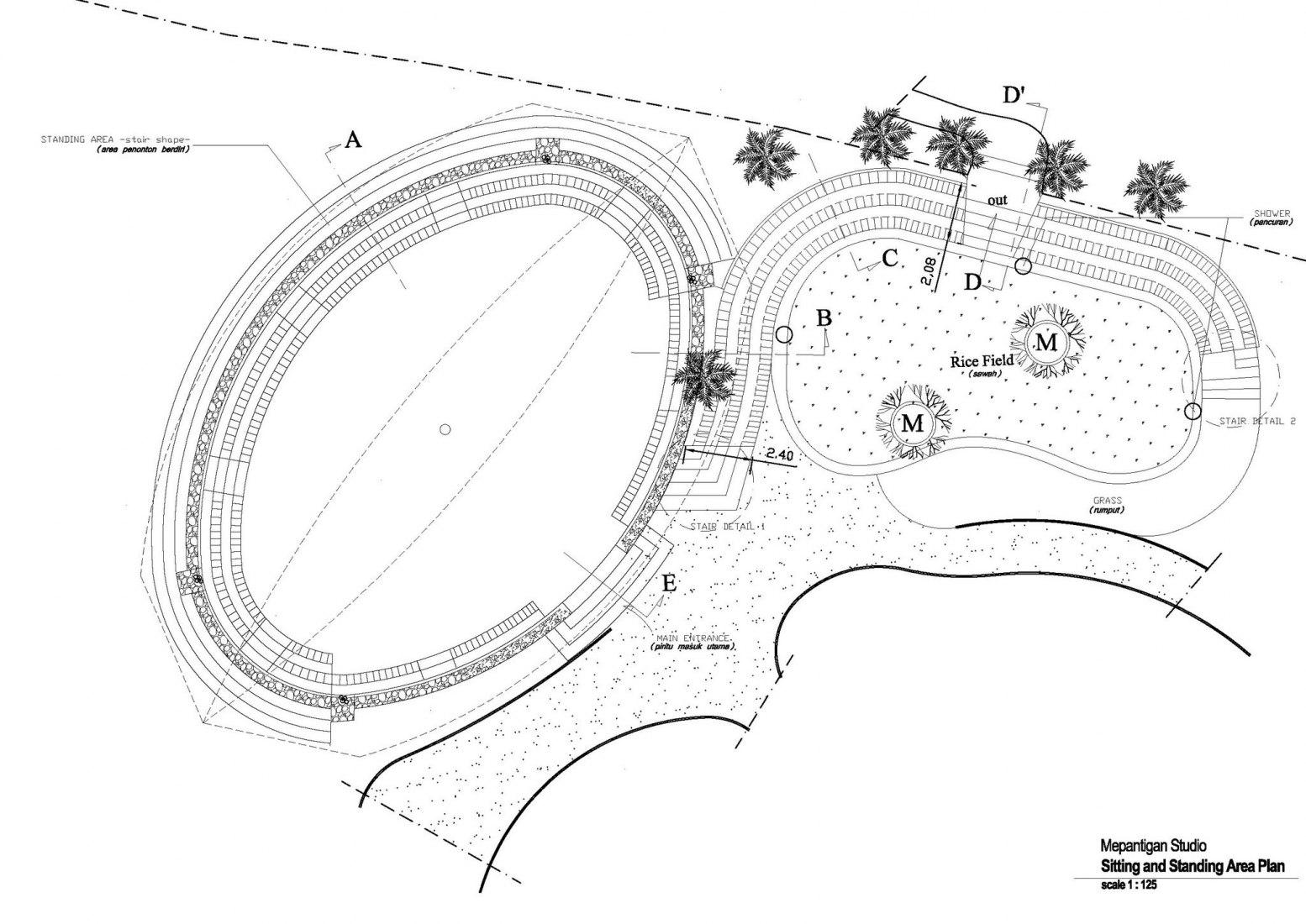 Ground Floor Plan. © Courtesy of IBUKU