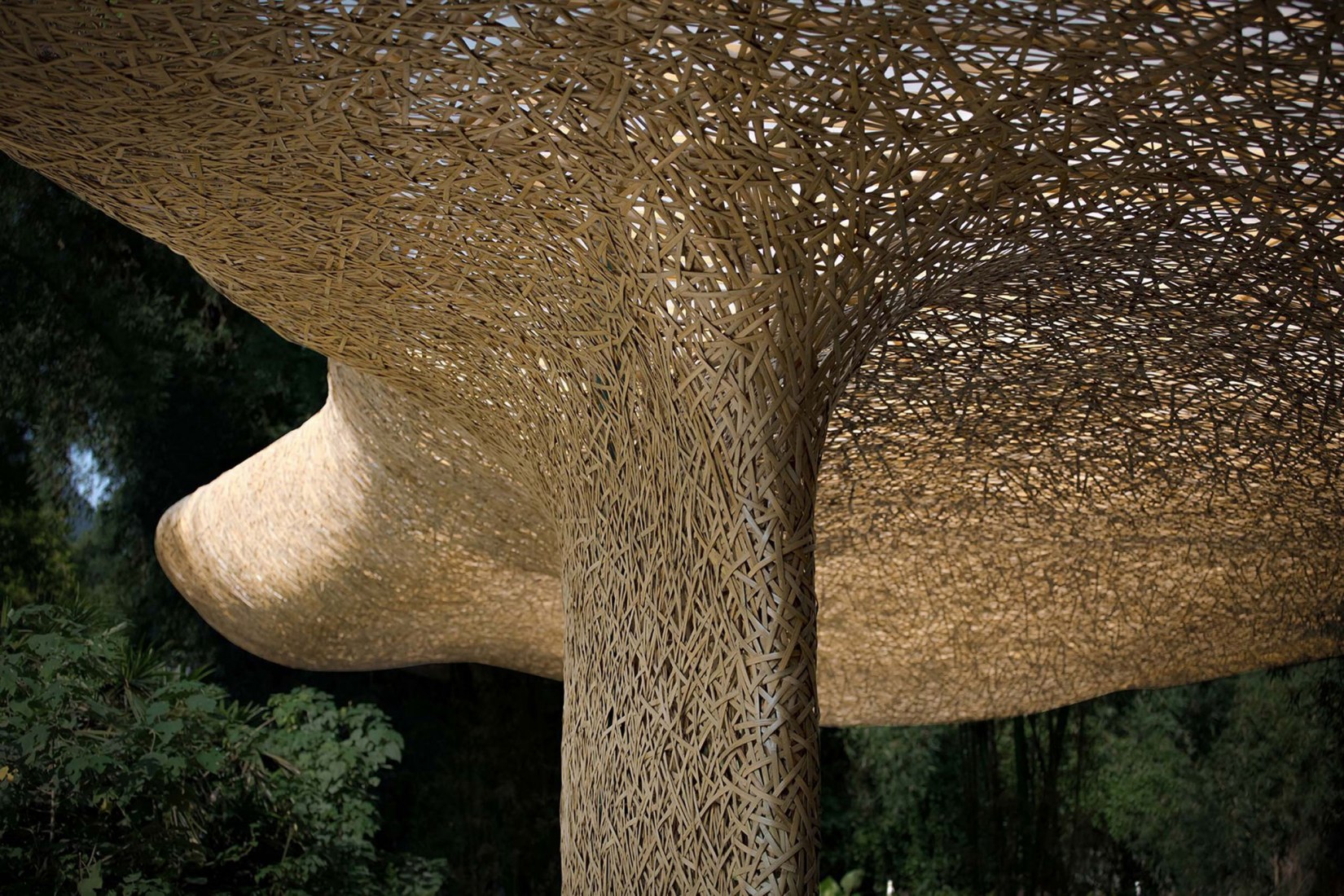 Bamboo Bamboo, marquesina y pabellones por llLab. Fotografía por Arch-Exist