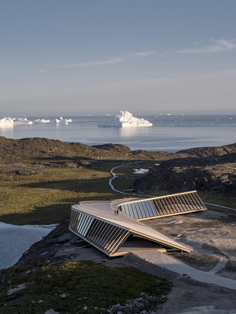 Centro del fiordo helado de Ilulissat por Dorte Mandrup. Fotografía por Adam Mørk