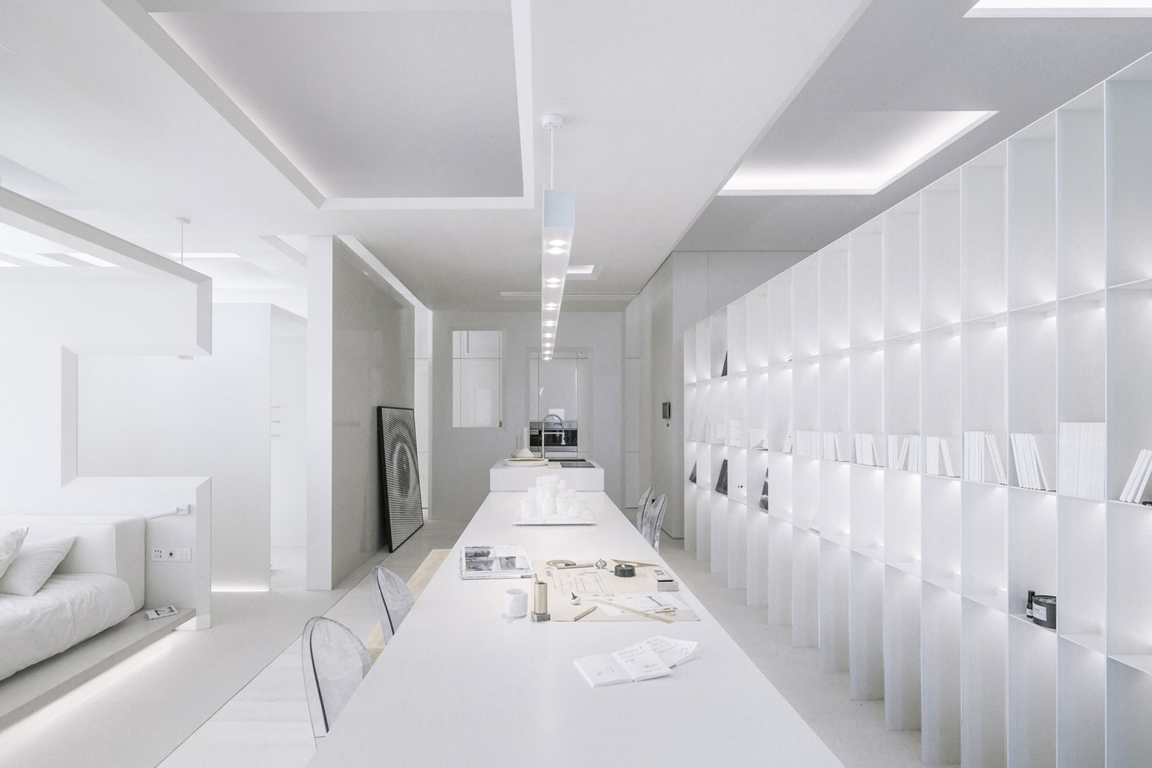 In Between por DESIGN APARTMENT. Fotografía por Jin Weiqi.