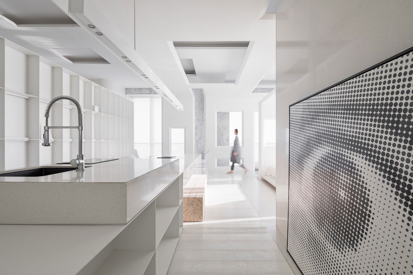 In Between por DESIGN APARTMENT. Fotografía por Zhong Weizhi.