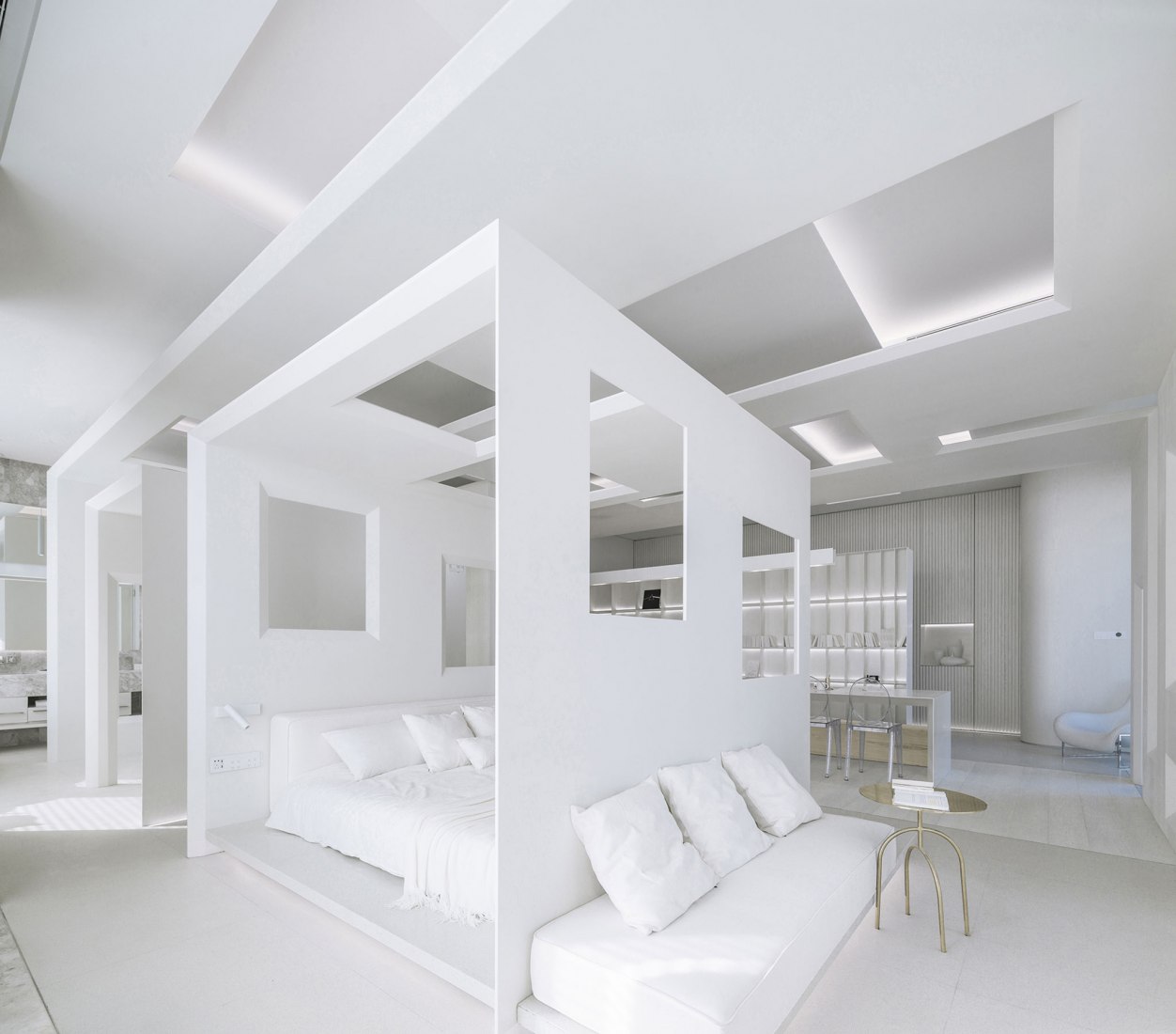 In Between por DESIGN APARTMENT. Fotografía por Jin Weiqi.