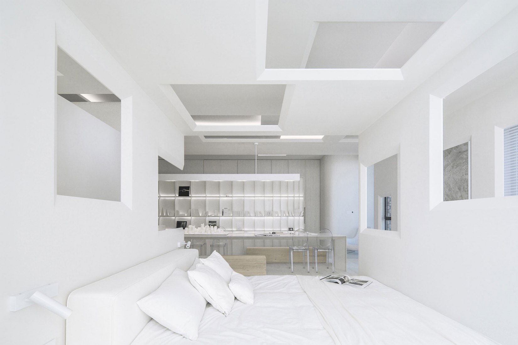 In Between por DESIGN APARTMENT. Fotografía por Jin Weiqi.