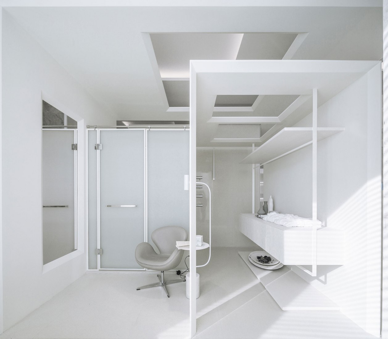 In Between por DESIGN APARTMENT. Fotografía por Jin Weiqi.
