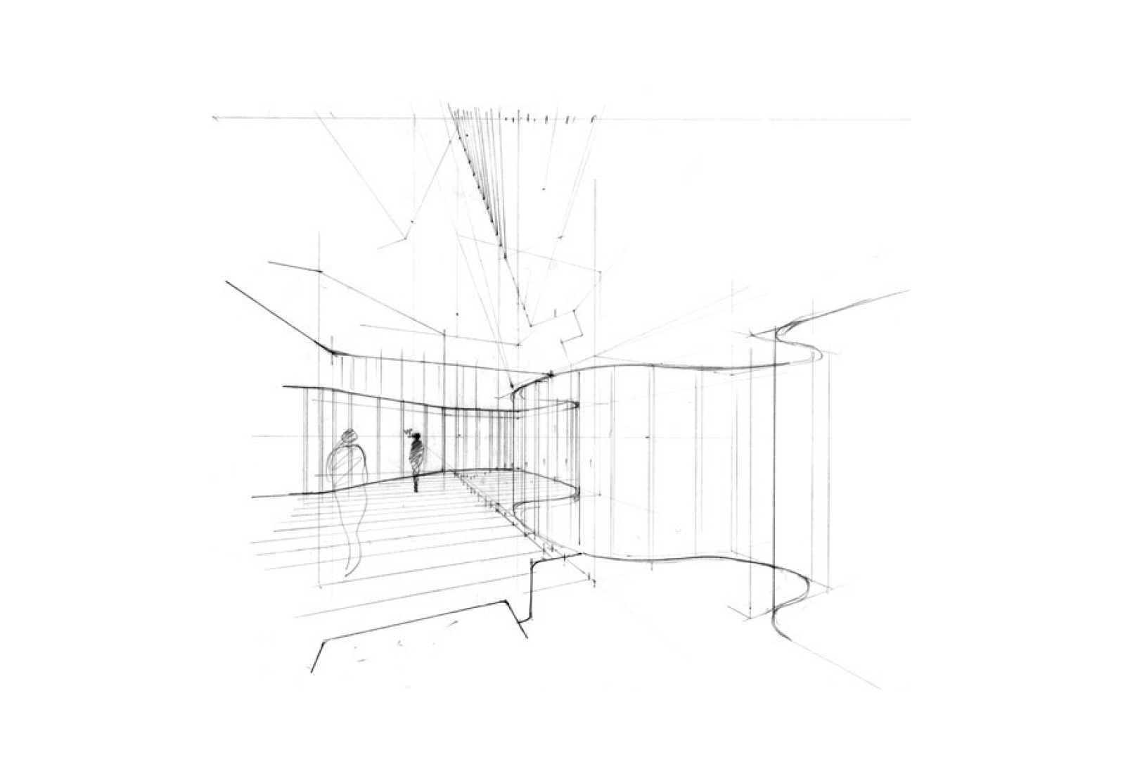 Sketch. Integral House by Shim-Sutcliffe Architects for James Stwewart. Photograph © Sotheby's International Realty