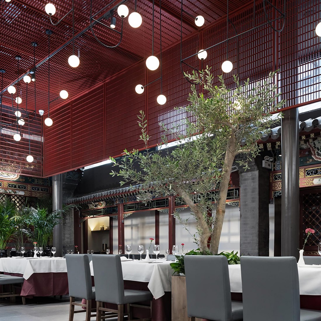 Huda Restaurant por Beijing INX DESIGN. Fotografía por Shi Yunfeng