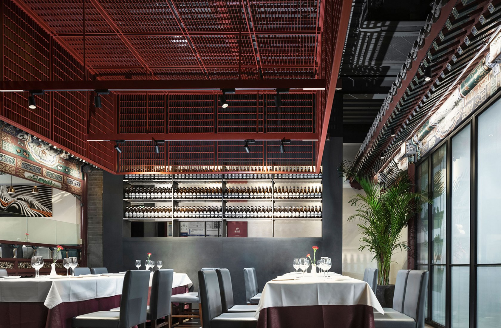 Huda Restaurant por Beijing INX DESIGN. Fotografía por Shi Yunfeng