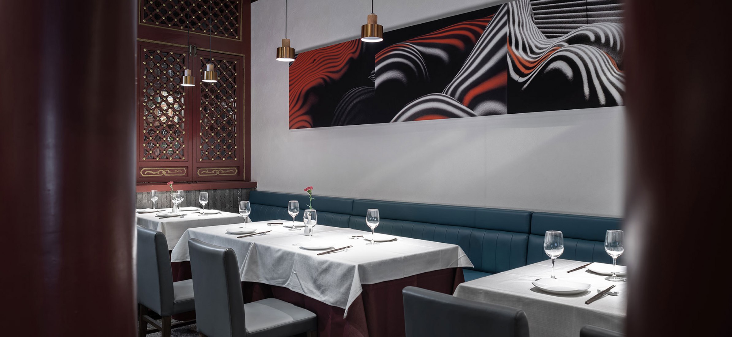 Huda Restaurant por Beijing INX DESIGN. Fotografía por Shi Yunfeng