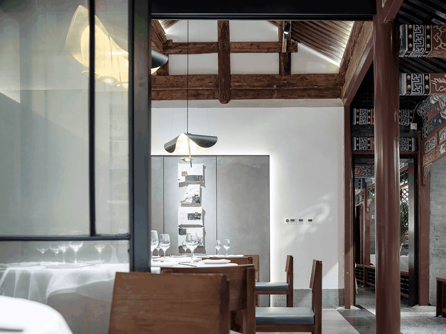 Huda Restaurant por Beijing INX DESIGN. Fotografía por Shi Yunfeng