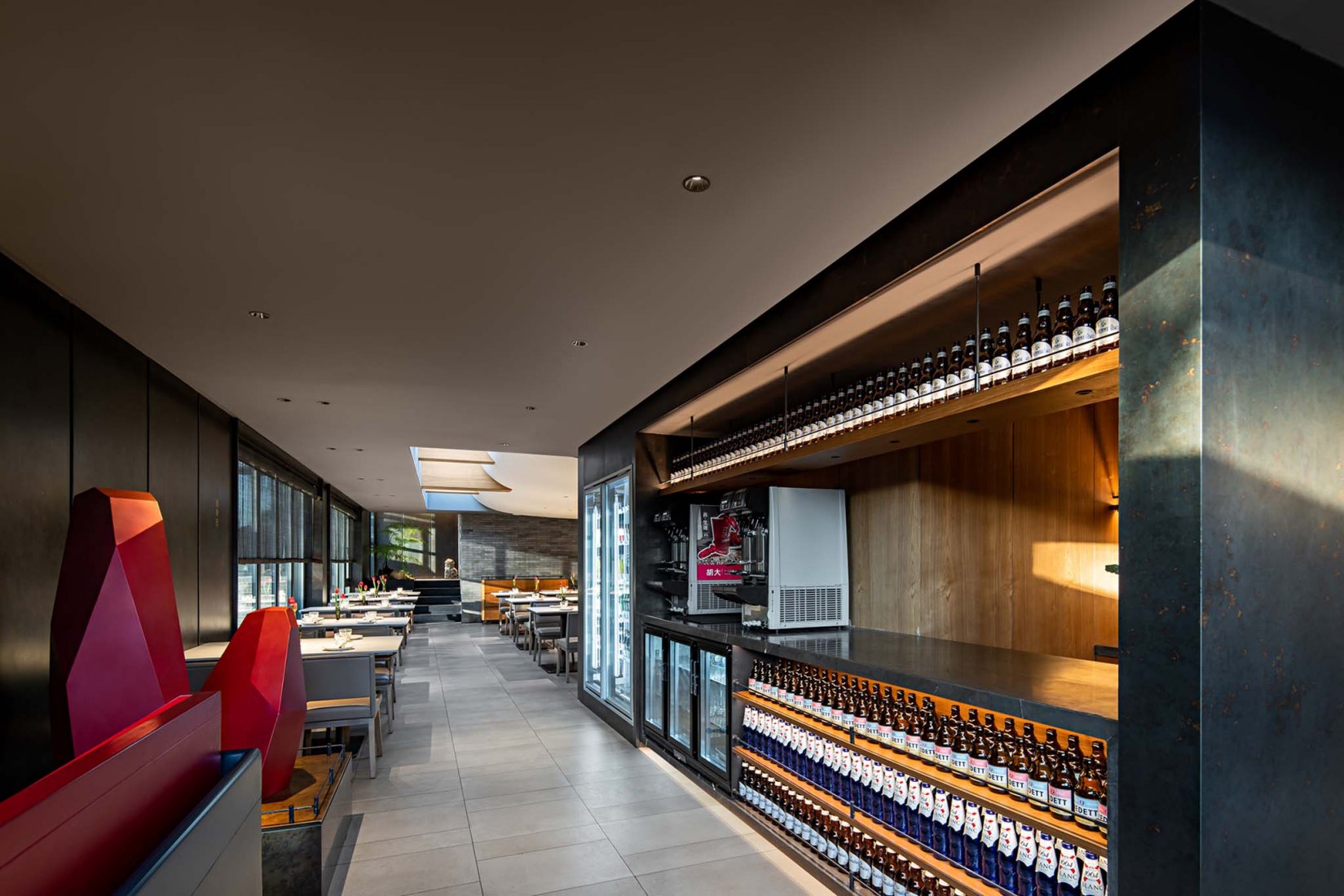 Huda Restaurant Main Store by IN.X. Photograph by Zheng Yan.