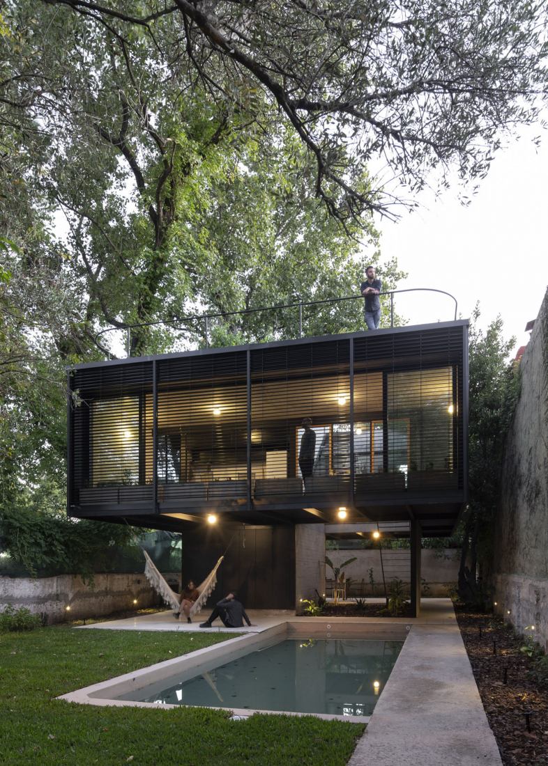 Dilute the boundaries to be permeable to the environment. ATO House by