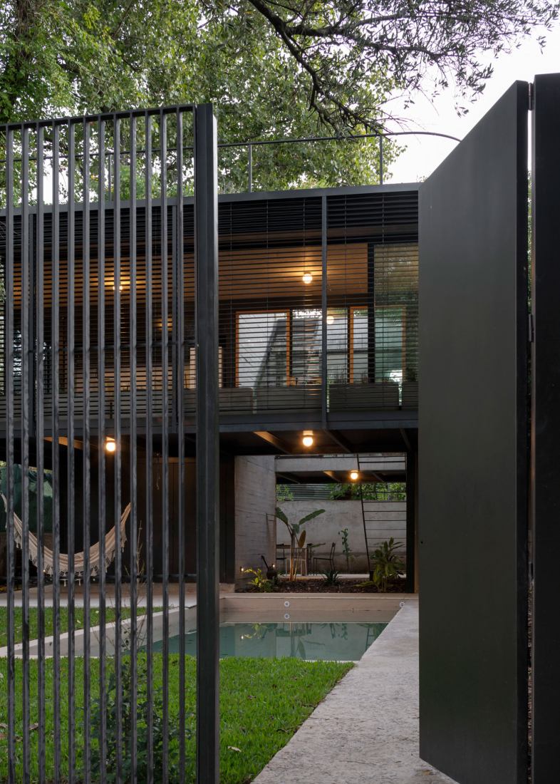 Dilute the boundaries to be permeable to the environment. ATO House by