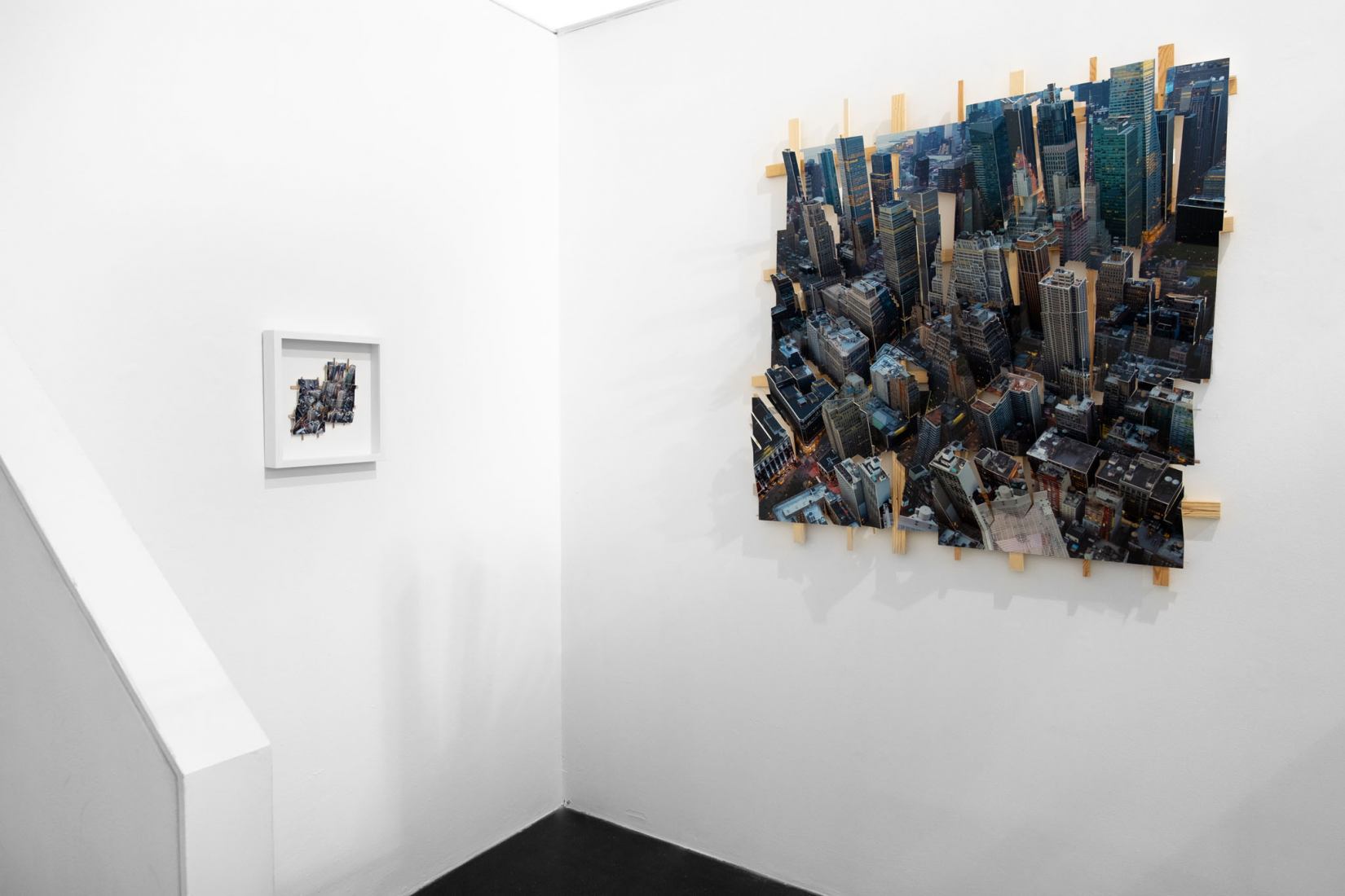 Room view. "Surface variations" by Isidro Blasco. Photograph by Frederic Ramirez.