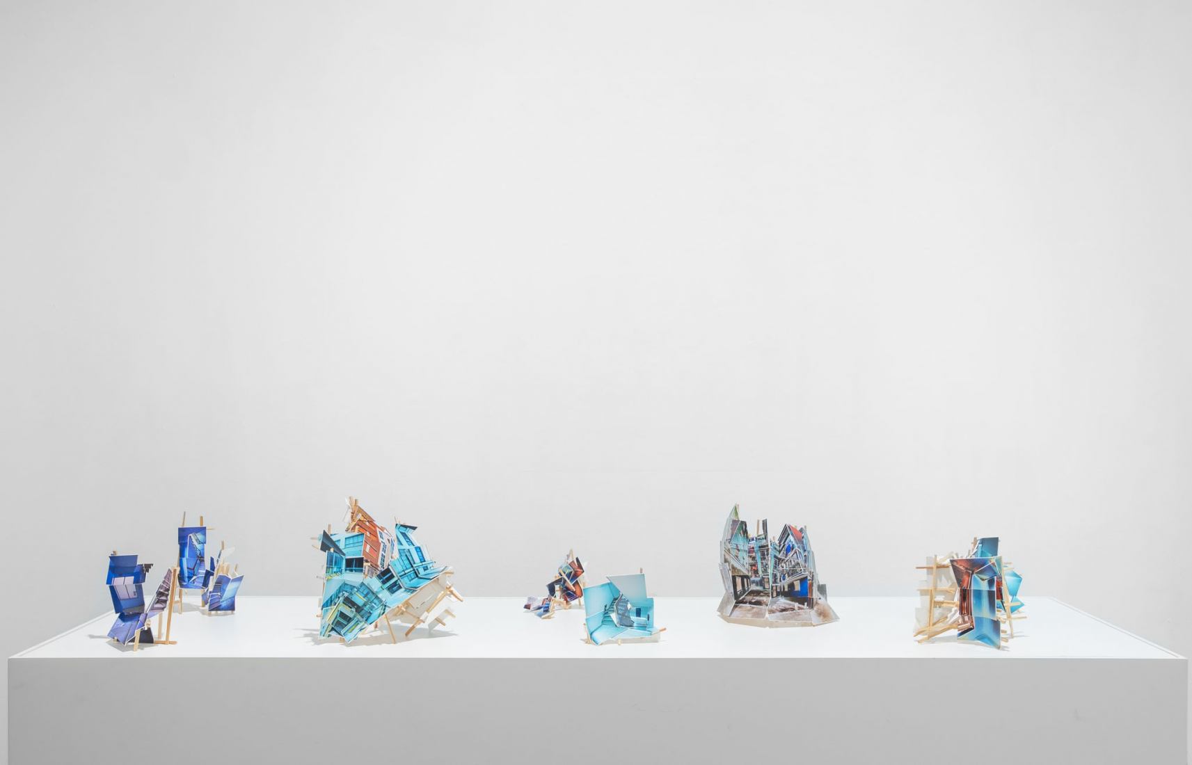 Room view. "Surface variations" by Isidro Blasco. Photograph by Frederic Ramirez.