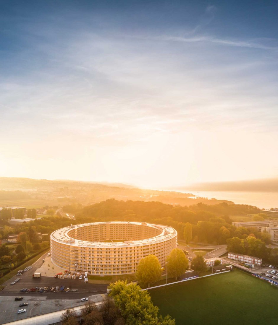 The Vortex by Dürig AG & IttenBrechbühl SA. Photograph by Fernando Guerra