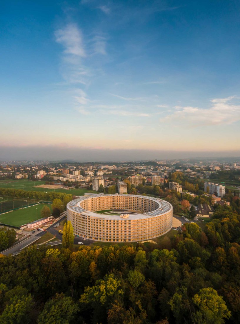 The Vortex by Dürig AG & IttenBrechbühl SA. Photograph by Fernando Guerra