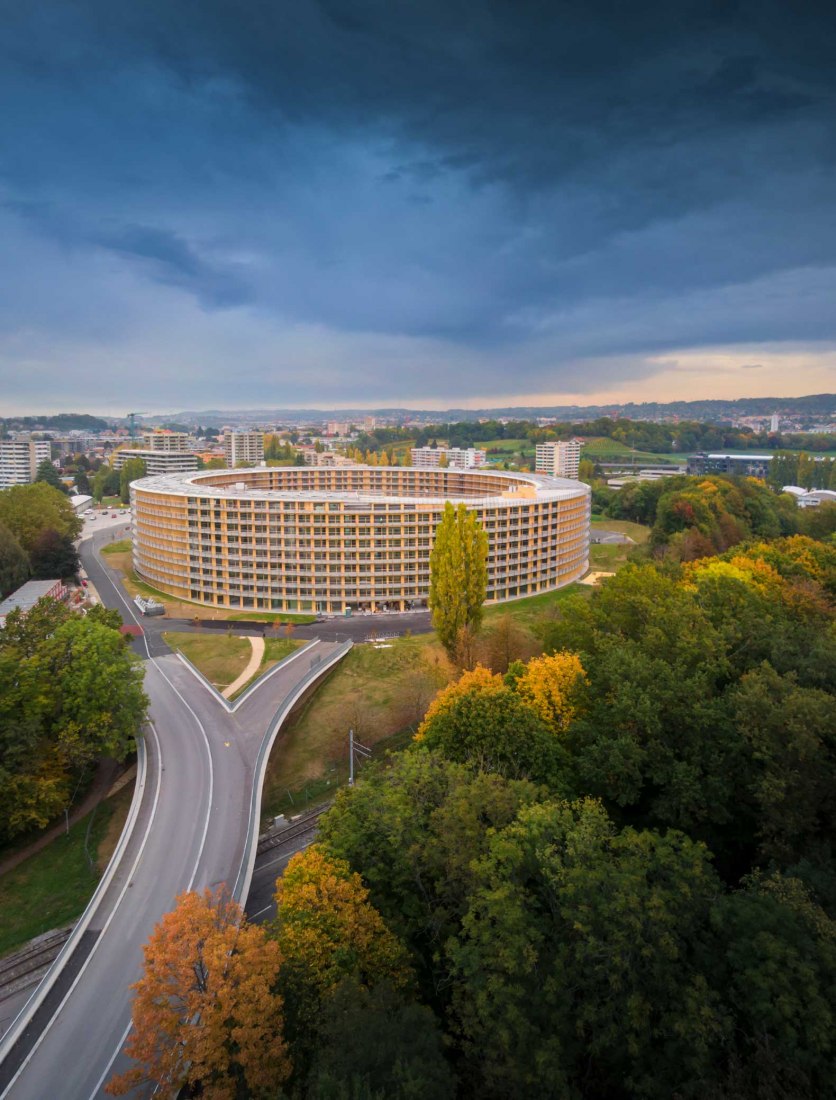 The Vortex by Dürig AG & IttenBrechbühl SA. Photograph by Fernando Guerra