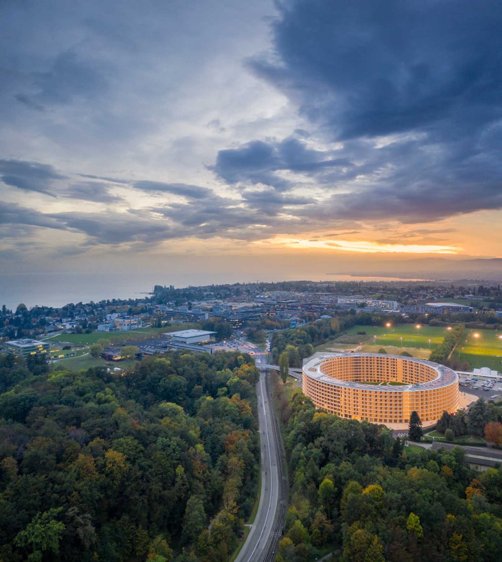 The Vortex by Dürig AG & IttenBrechbühl SA. Photograph by Fernando Guerra
