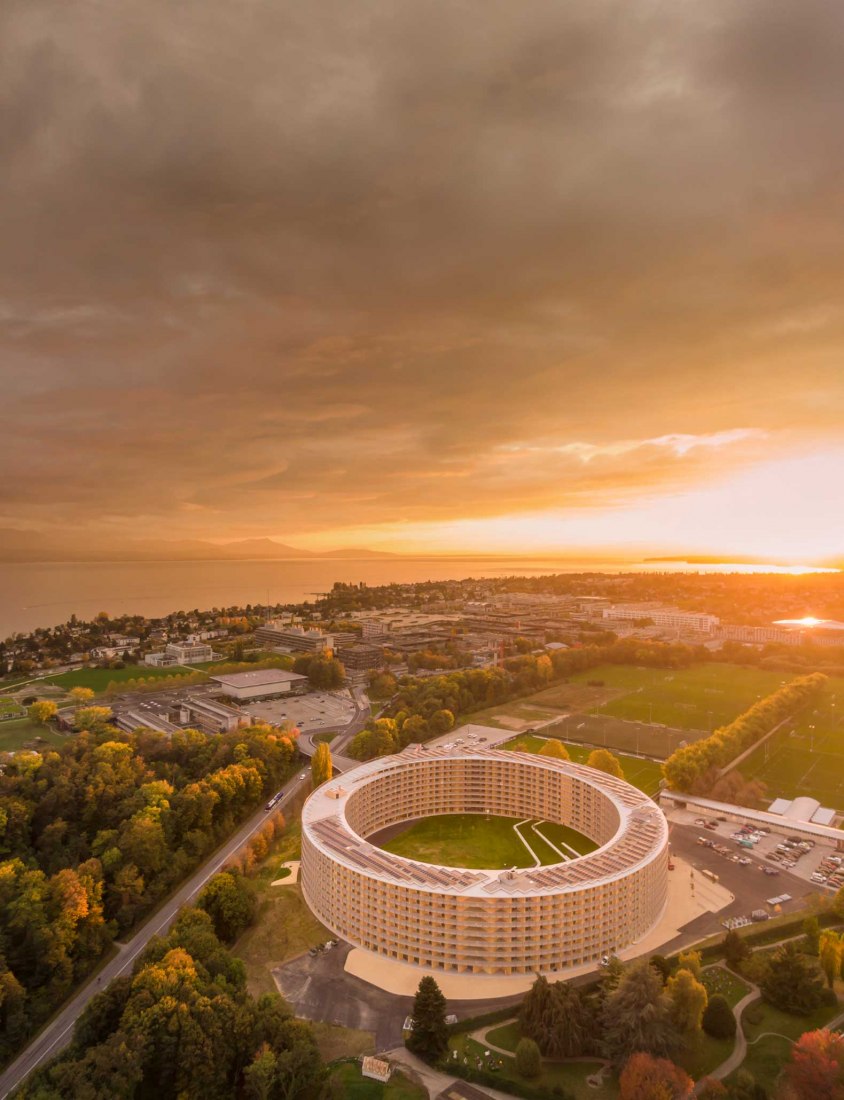 The Vortex by Dürig AG & IttenBrechbühl SA. Photograph by Fernando Guerra