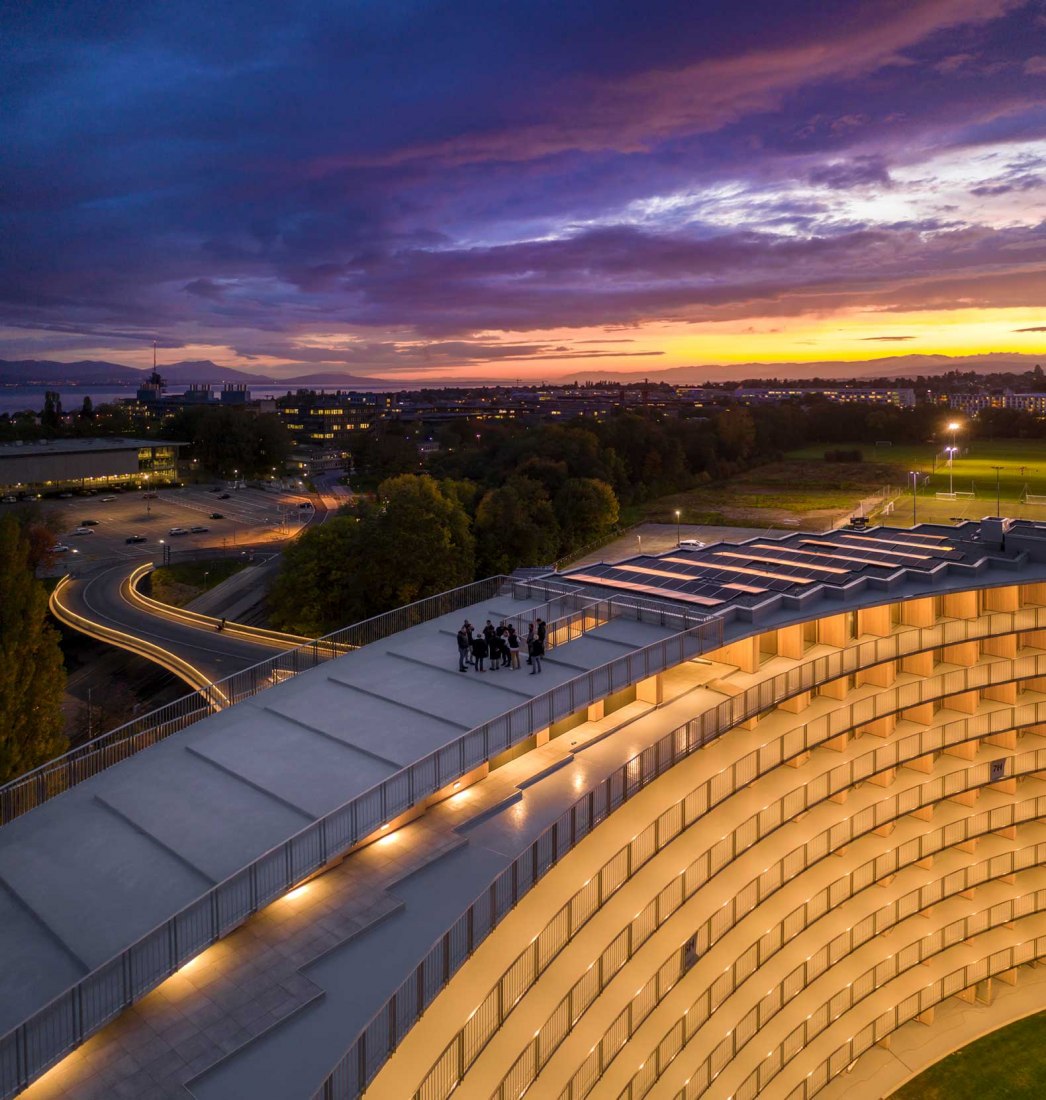 The Vortex by Dürig AG & IttenBrechbühl SA. Photograph by Fernando Guerra