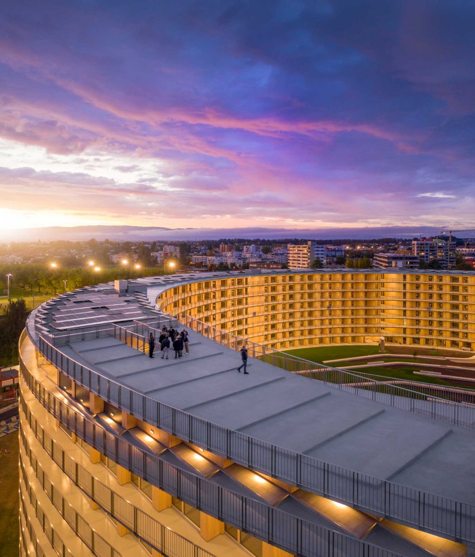 The Vortex by Dürig AG & IttenBrechbühl SA. Photograph by Fernando Guerra