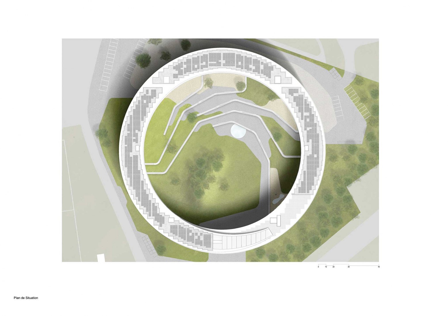 Site Plan. The Vortex by Dürig AG & IttenBrechbühl SA