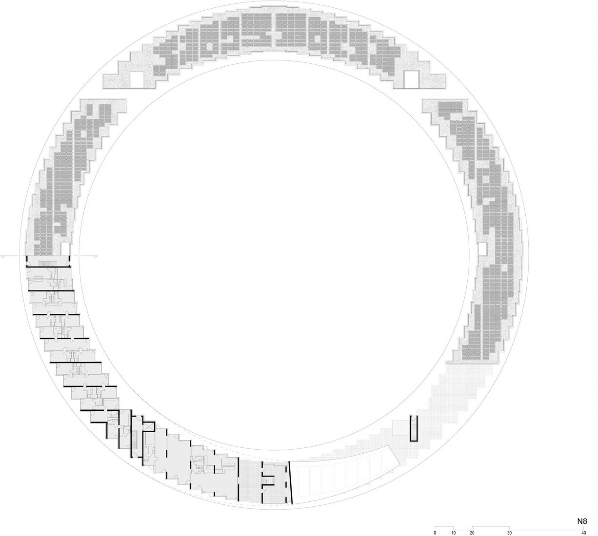 Octave floor plan. The Vortex by Dürig AG & IttenBrechbühl SA