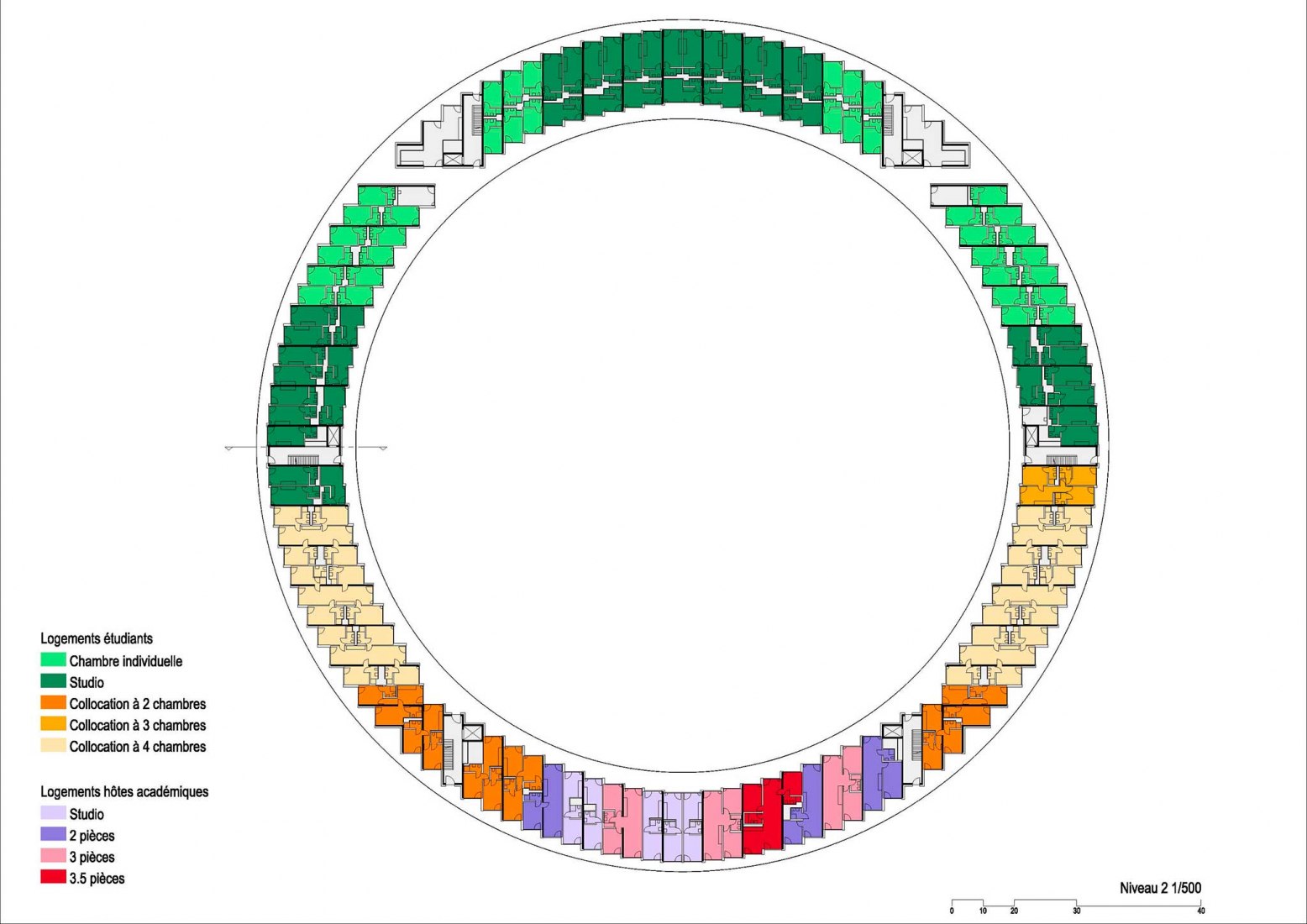 Program plan. The Vortex by Dürig AG & IttenBrechbühl SA