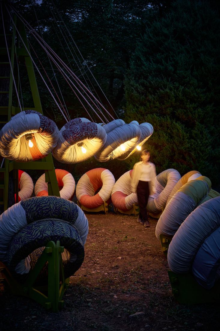 BOJAGI LOUNGE por Izaskun Chinchilla Architects. Fotografía por DongWoong Lee.