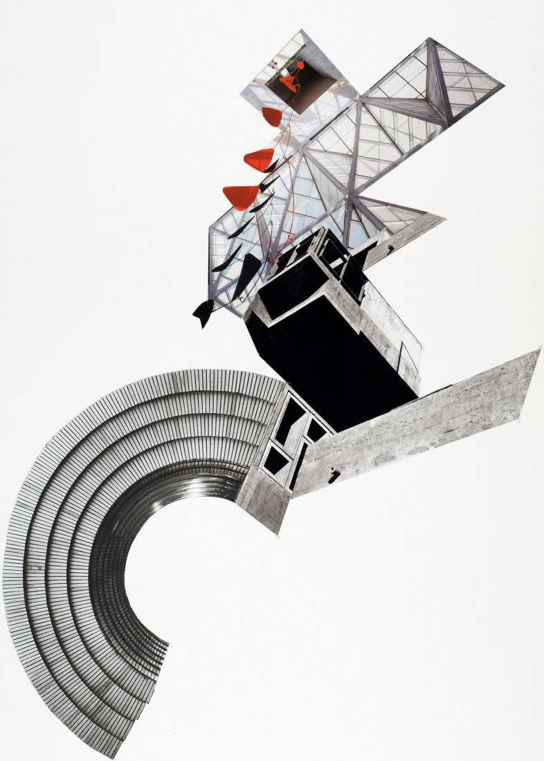 Marshall Brown. "Error as Hidden Intention", 2019. Collage on archival paper. 13h x 10w in. Image courtesy of Western Exhibitions.