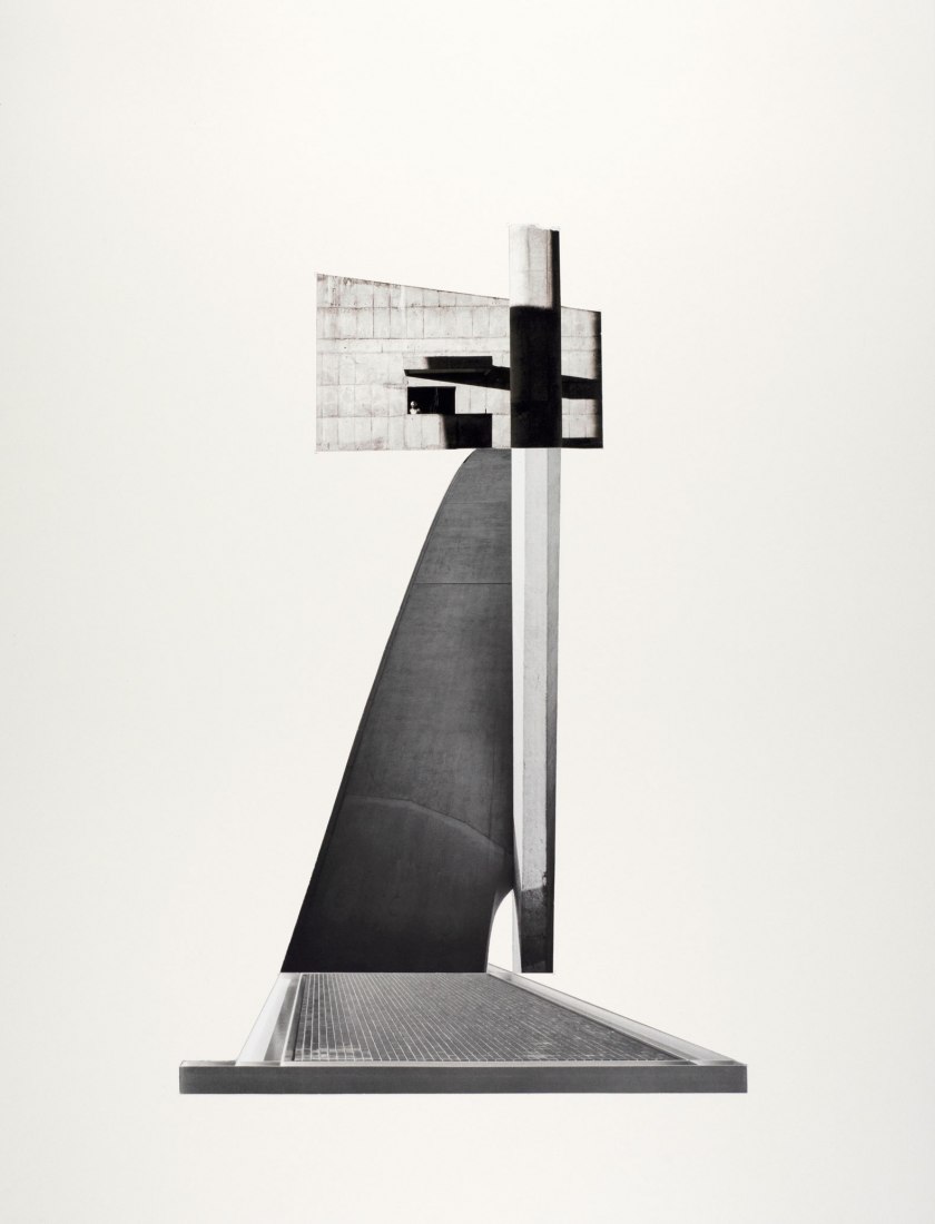 Marshall Brown. "Towards the Insignificant", 2019. Collage on archival paper. 23 1/2h x 18w in. Image courtesy of Western Exhibitions.