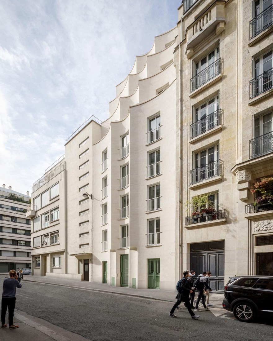 8 Social Housing and Nursery Extension by Jean-Christophe Quinton. Photograph by Florent Michel