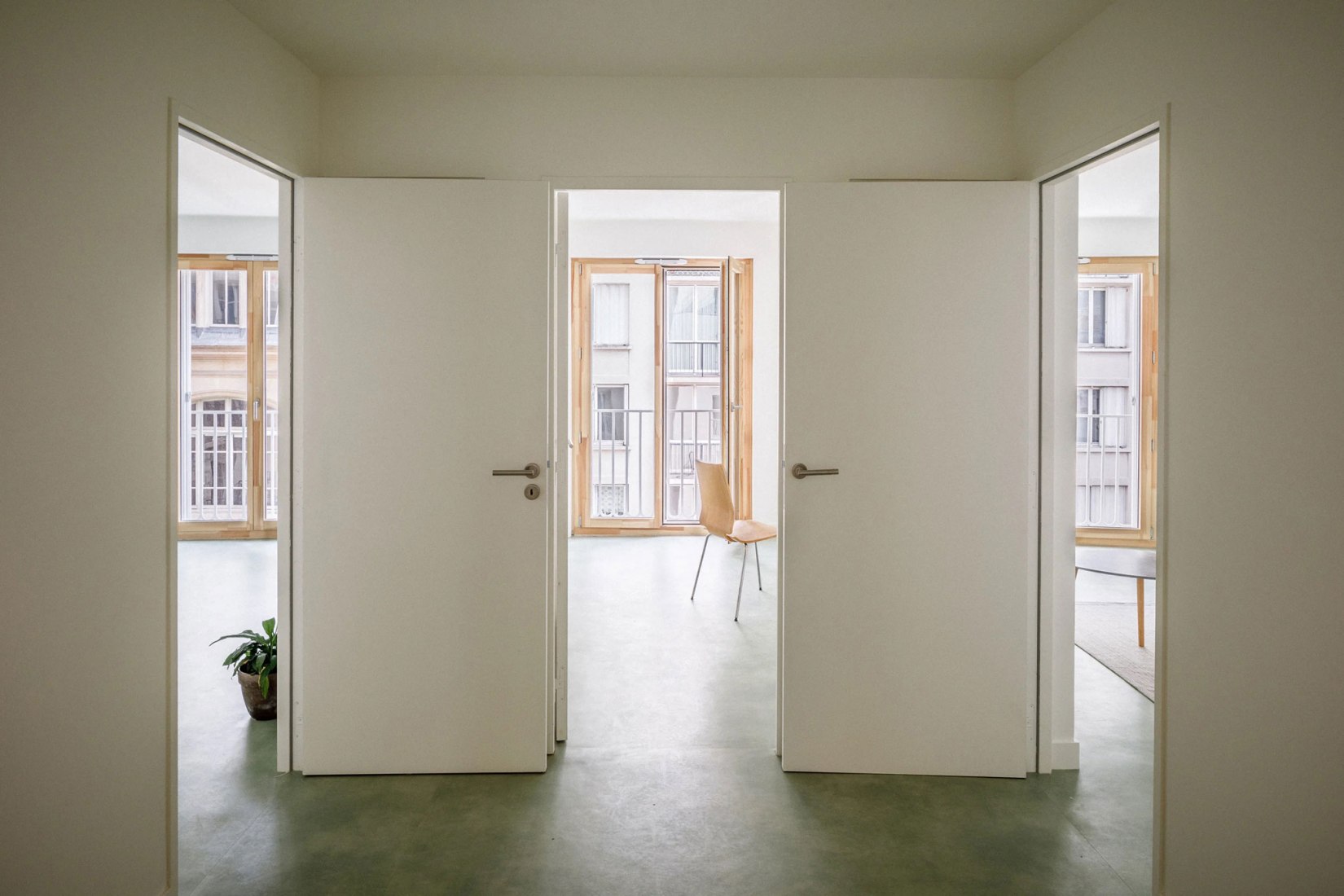 8 Social Housing and Nursery Extension by Jean-Christophe Quinton. Photograph by Florent Michel