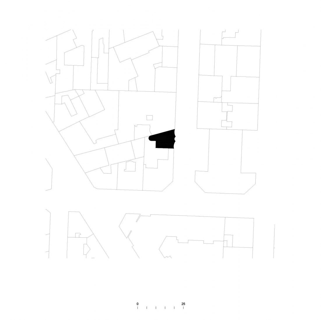 Site plan. 8 Social Housing and Nursery Extension by Jean-Christophe Quinton. 