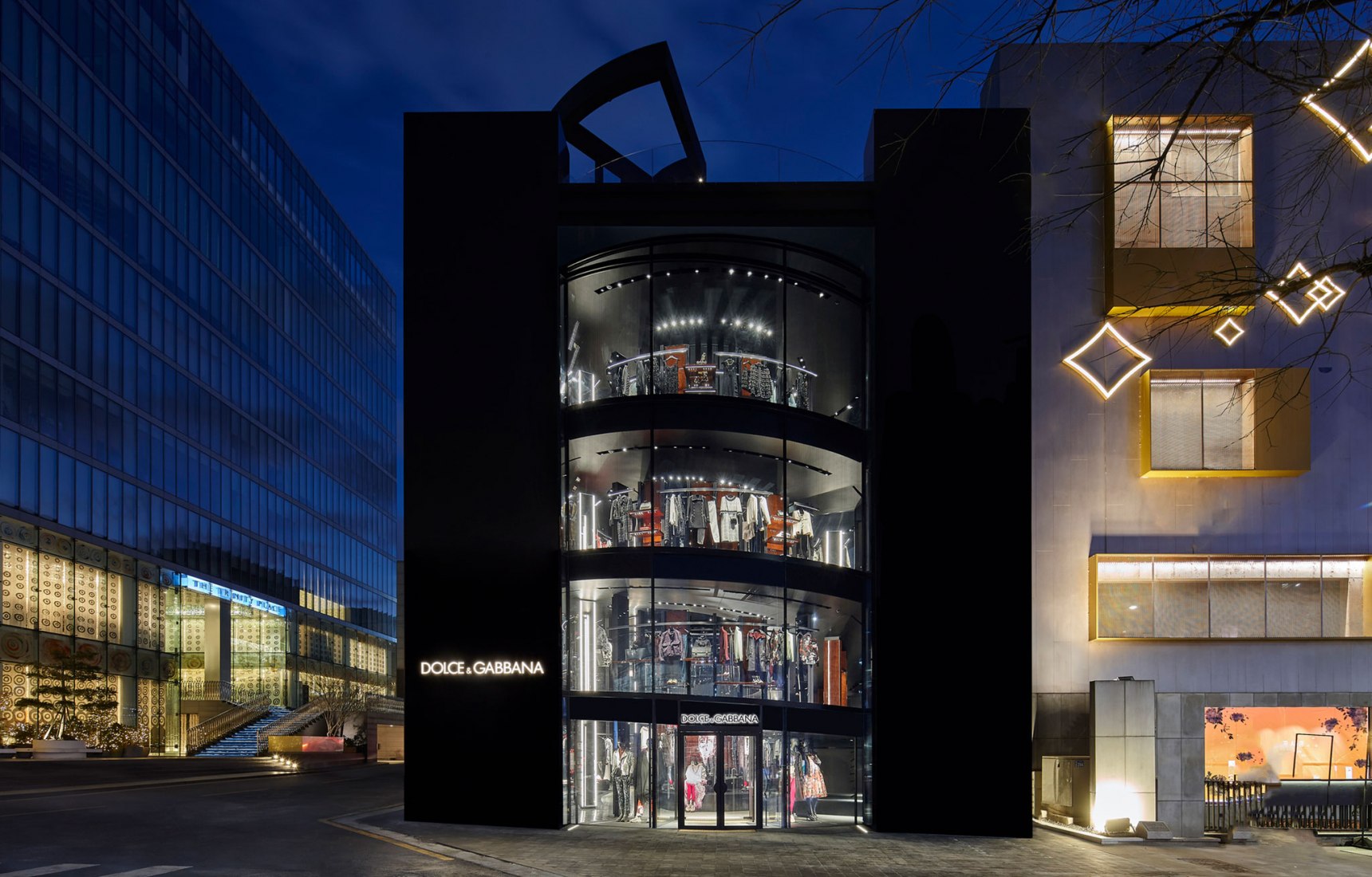 Dolce & Gabbana boutique Seoul by Ateliers Jean Nouvel. Image courtesy of Dolce & Gabbana. Ateliers Jean Nouvel. Jean Nouvel Design